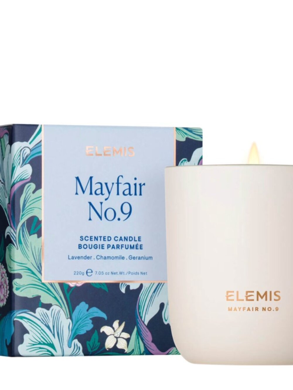 NEW ELEMIS Mayfair No 9 Candle - lavender, chamomile, geranium, eucalyptus